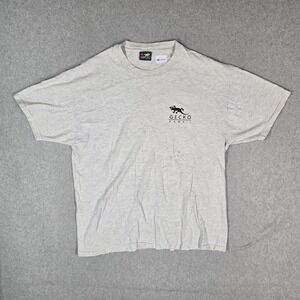 VINTAGE Gecko Hawaii Men Shirt M Gray 90s USA Lizard Logo Short Sleeve READ
